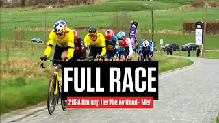 FULL RACE 2024 Omloop Het Nieuwsblad  Men [upl. by Ioyal]