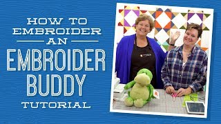 How to Embroider an Embroider Buddy [upl. by Bardo553]