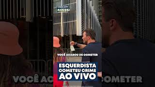 Encontrei “esquerdiste” cometendo crime e fugiu shorts tse crime eleitoral conservadores [upl. by Lenahs]