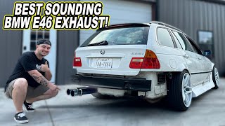 Building the BEST Sounding Custom BMW Exhaust EVER For my E46 Wagon [upl. by Natsirc397]