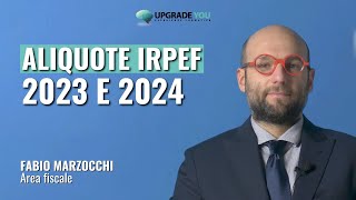 Novità e Differenze fra Aliquote IRPEF 20232024  Studio Commercialista Piazza  Consulenza online [upl. by Veno435]