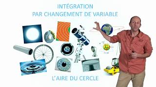 Intégration par changement de variable  laire du cercle [upl. by Jeffery]