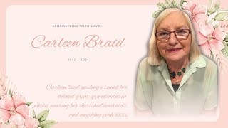 Live Stream of the Funeral Service of Carleen Braid [upl. by Comstock247]