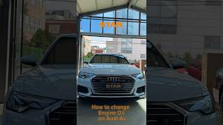 How to Change Engine Oil on AUDI A6 45 TFSI 엔진오일 교환의 모든작업 howto engineoil 엔진오일 아우디 audi a6 [upl. by Jules]