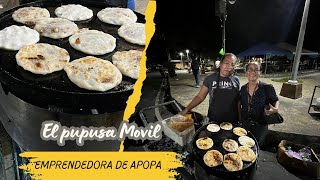 El ingenio de una EMPRENDEDORA de Apopa El pupusa móvil  LDC [upl. by Aeila]