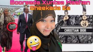 Baroortu Boorsada Kaweyn Oo Madaxweyne Hassan Xaaskiisa Ey Xirantahay hassansheikh somalibeauty [upl. by Nylecyoj]