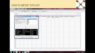 Path Loss 5  How to Import Site List [upl. by Ainolopa]