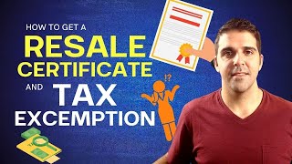 How To Get A Resale Certificate amp Tax Exemption for Amazon FBA [upl. by Zerlina880]