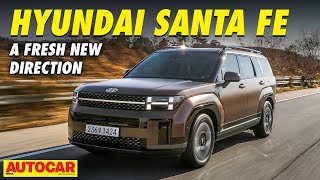 New Hyundai Santa Fe review  Will you buy it over a Toyota Fortuner  First Drive  Autocar India [upl. by Retswerb]