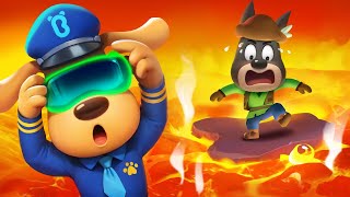 Sheriff and Virtual Game  Safety Tips for Kids  Kids Cartoon  Sheriff Labrador  BabyBus [upl. by Leira]