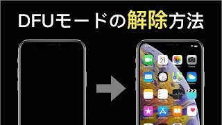 iPhone XSをDFUモードから解除する方法（手動） [upl. by Liss]