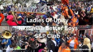 Ladies of UnityNkrumah SampP Club1Hour live New Orleans Brass MusicSecondline [upl. by Ivz]