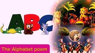 ABC song Alphabet song ABC poem for kids  More Toon tales Nursery rhymes amp baby poem [upl. by Lyris928]