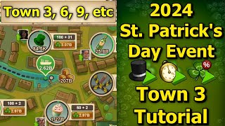 Forge of Empires 2024 St Patricks Day Event  Town 3 StepByStep Tutorial How to Use Boosters [upl. by Eidnam]