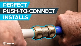 How to Install SharkBite PushtoConnect Fittings [upl. by Nagear]