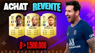 FUT 22  ACHAT REVENTE  PASSER DE 0➔ 1500000 CREDITS ULTRA FACILEMENT ET RAPIDEMENT  fut22 [upl. by Vona127]