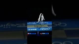 Spectacular Parry and Riposte Unforgettable 2008 Olympic Fencing Moment fencinghighlights [upl. by Nahgiem]