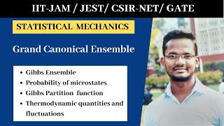 Lec11  Grand Canonical Ensemble  Introduction  Partition Function  Thermodynamic Quantities [upl. by Maurise485]