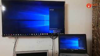 How to connect Samsung smart TV to laptop wirelessly  Very Easily [upl. by Nnairahs310]