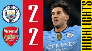 John Stones Goal 906   Manchester City vs Arsenal 22  HIGHLIGHTS  Premier League 20242025 [upl. by Burkhardt]