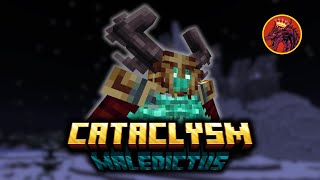 Minecraft L Enders Cataclysm Mod  Maledictus Boss Fight [upl. by Ardnuas]