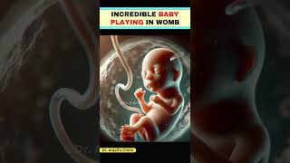 Baby playing in womb shortsfeed pregnancy explore baby [upl. by Imer615]