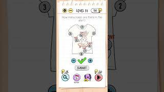 Brain test level 31 braintest level viralshorts shorts [upl. by Friedly894]