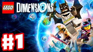 LEGO Dimensions  Gameplay Walkthrough Part 1  Batman Gandalf and Wyldstyle PS4 Xbox One [upl. by Bergh]