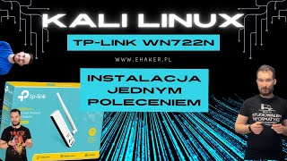 Instalacja TPLINK WN722N w Kali Linux w 2023 Instalacja jednym poleceniem TUTORIAL MONITOR MODE [upl. by Amelia]