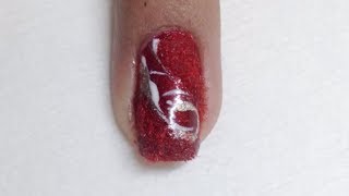 Velvet Nail Art with Flocking Powder [upl. by Lust]