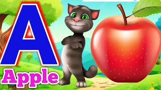 A for Apple One two three 1 to 100 counting ABCD 123 123 Numbers learn to count abc song [upl. by Cordey]