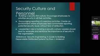 Security and Personnel in Cybersecurity [upl. by Neelrac655]