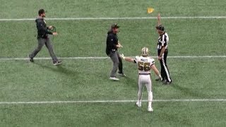 Sean Payton Runs Onto The Field Causing GameLosing Unsportsmanlike Conduct Penalty  NFL [upl. by Zeus157]