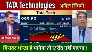 TATA Technologies share latest newsBuy or not  Anil Singhvi  Tata tech share news today [upl. by Hardan383]