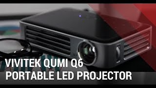 Vivitek Qumi Q6 Portable LED Projector  Quick Review India [upl. by Nairret139]