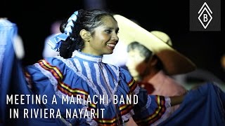 Meeting A Mariachi Band In Riviera Nayarit [upl. by Novyat]