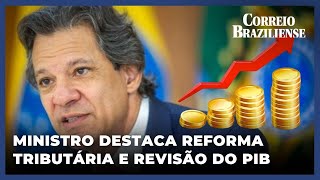 HADDAD DEMONSTRA OTIMISMO ECONOMIA CONTINUA CRESCENDO [upl. by Aihsoem]