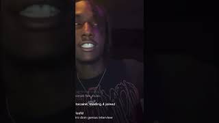 Osamason breaks down lyrics on snippet [upl. by Stu]