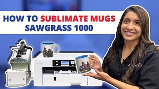 How To Sublimate Mugs  Sawgrass 1000 [upl. by Lawlor436]