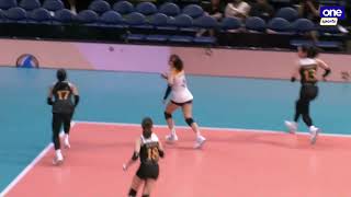 UST’s Angge Poyos HITS the LED in set 4 vs ADMU 😳  UAAP SEASON 86 WOMENS VOLLEYBALL [upl. by Yssak146]