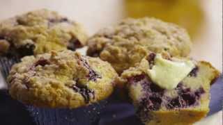 How to Make To Die For Blueberry Muffins  Allrecipescom [upl. by Marcy]