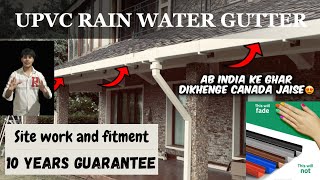 Personalize Your Home with a Touch of Canadian Style Using Euro Guard UPVC Rainwater Gutter😍 [upl. by Friedrick]