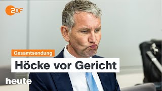 heute 19 Uhr 18424 Höcke vor Gericht G7Krisentreffen Erwerbstätigkeit von Geflüchteten english [upl. by Anrym]