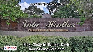 Lake Heather Tampa FL  Neighborhood Tour [upl. by Eseekram]