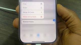 How to Delete All Contacts At Once on iPhone [upl. by Ynot]