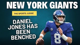 Giants are FINALLY benching Daniel Jones [upl. by Nej685]