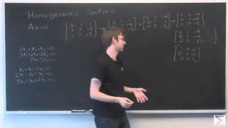 Linear Algebra Homogeneous Systems [upl. by Haymo]