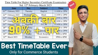 NEW HSC Timetable  Board Exams 2023  21st February 2023  Class 12th  Hemal Sir [upl. by Oinotnas17]