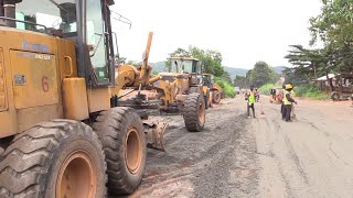 TRAVAUX PUBLICS  Le ministre visite le chantier du pont de Tanènè RTG GUINEE 224 [upl. by Oiluj]