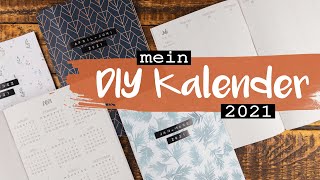 Mein DIY Kalender 2021  ausdrucken binden personalisieren [upl. by Sileray656]